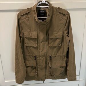 LOVE TREE Military / Utility Style Lightweight Spring or Fall Jacket Size Medium